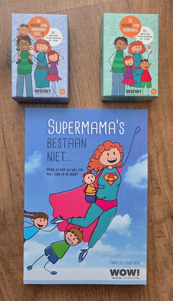 Supermama’s bestaan niet / Vragenkaarten  **nieuw**, Ophalen of Verzenden, Nieuw, Zwangerschap en Bevalling