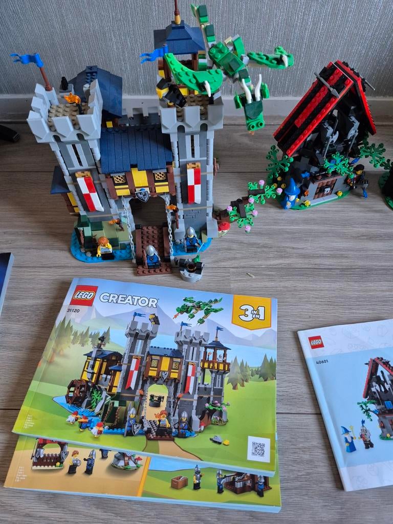 Lego 3-1 medieval castle 31120, Kinderen en Baby's, Speelgoed | Duplo en Lego, Ophalen of Verzenden, Zo goed als nieuw, Complete set