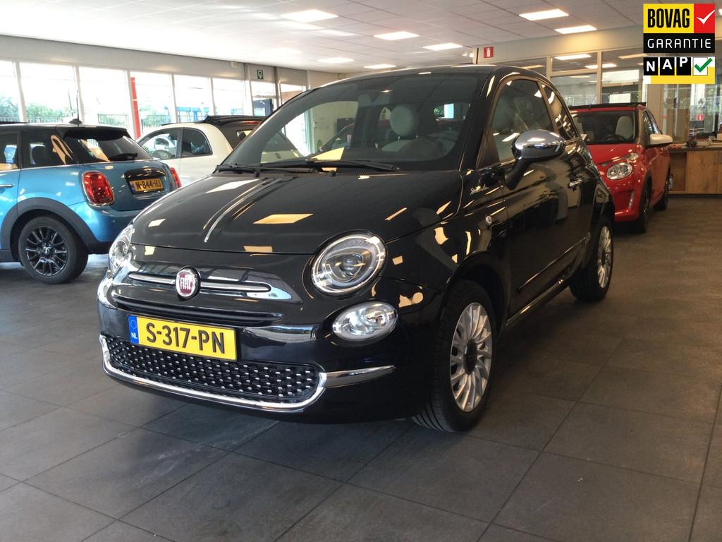 Fiat 500 1.0 Hybrid Dolcevita PDC---Clima---Glas dak---Leer-, Auto's, Fiat, Bedrijf, Te koop, ABS, Airbags, Airconditioning, Automatische klimaatregeling