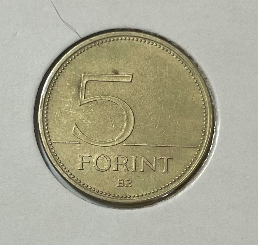 5 forint Hongarije 1994, Ophalen of Verzenden, Hongarije