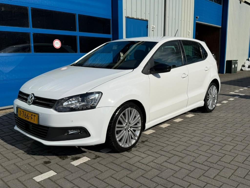 Volkswagen Polo 6C 1.4 TSI GT Blue 2015 Dsg led VOL, Auto's, Euro 6, Alcantara, 1395 cc, Grijs