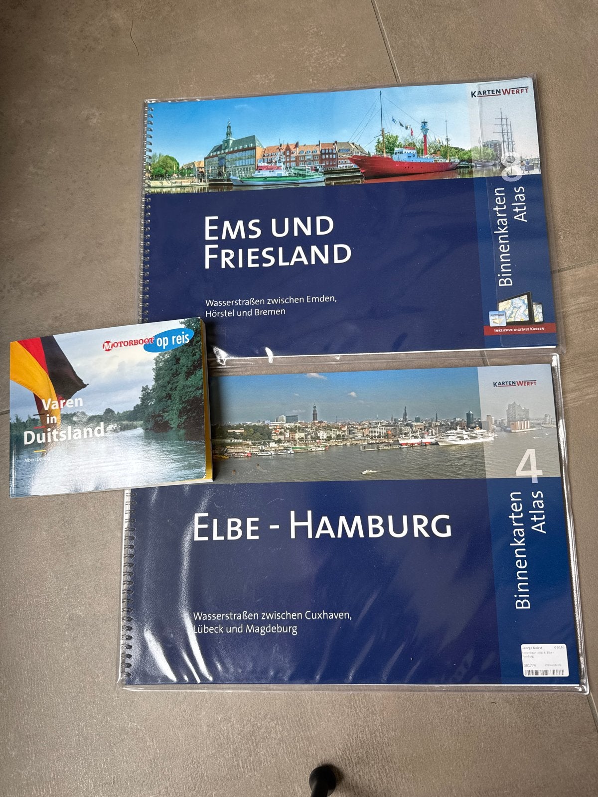 Waterkaarten Duitsland (Ems, Friesland, Elbe, Hamburg), Overige atlassen, 2000 tot heden, Nieuw, Ophalen of Verzenden