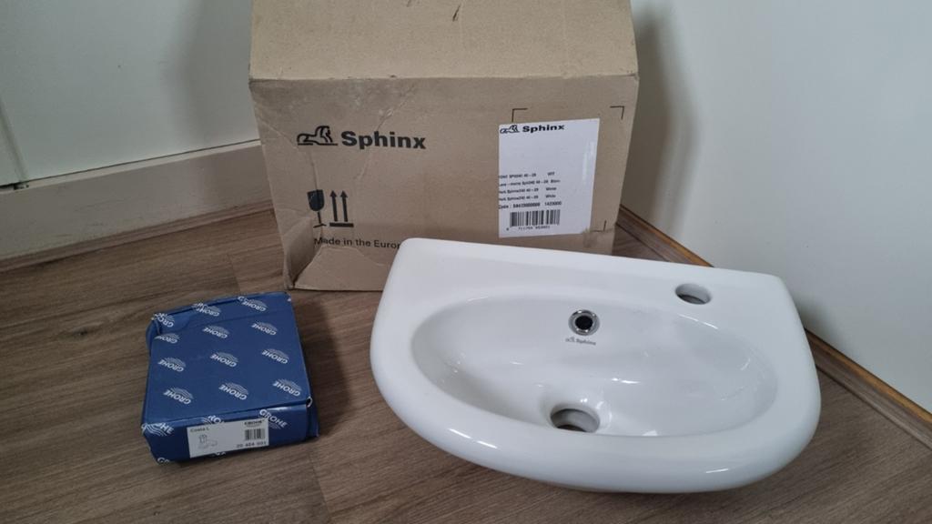 Sphinx wastafel + Grohe Costa L kraan – nieuw in doos, Ophalen of Verzenden