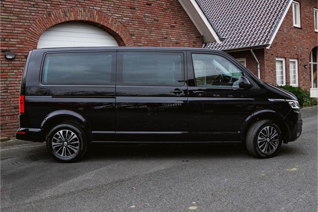 Volkswagen Transporter T6.1 Caravelle 2.0 TDI 150 PK DSG CAR, Auto's, Stof, Gebruikt, Zwart, 4 cilinders