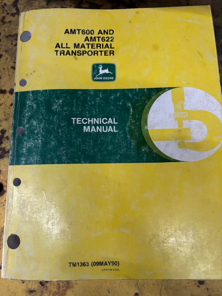 John deere werkplaatshandboek amt600 en amt622, Boeken, Ophalen of Verzenden