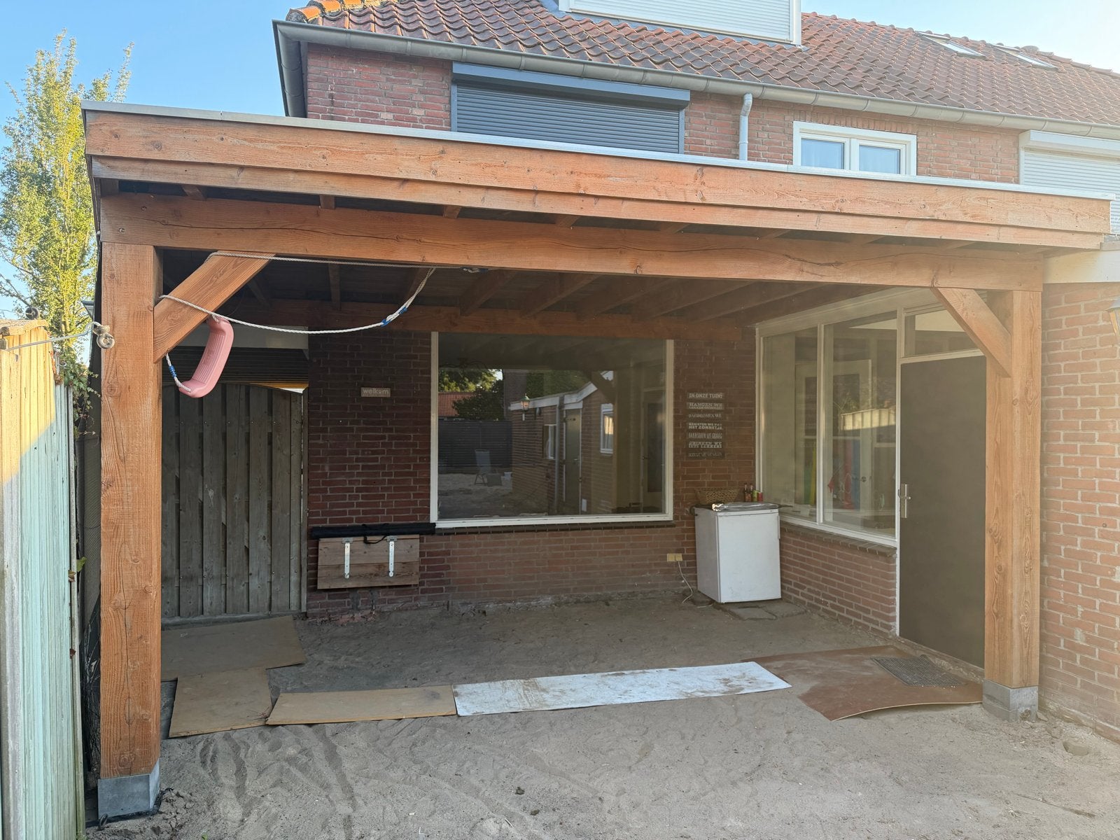 Degelijke Douglas overkapping (veranda) - Zelf demonteren, Ophalen, Gebruikt, Overige typen