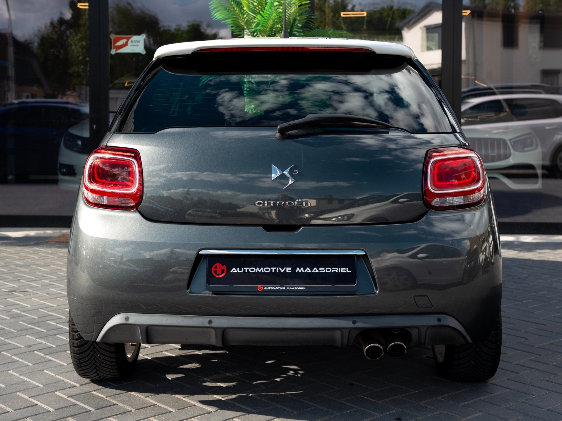 Citroen DS3 1.6 THP Sport Chic, Auto's, Euro 5, Stof, Gebruikt, Zwart