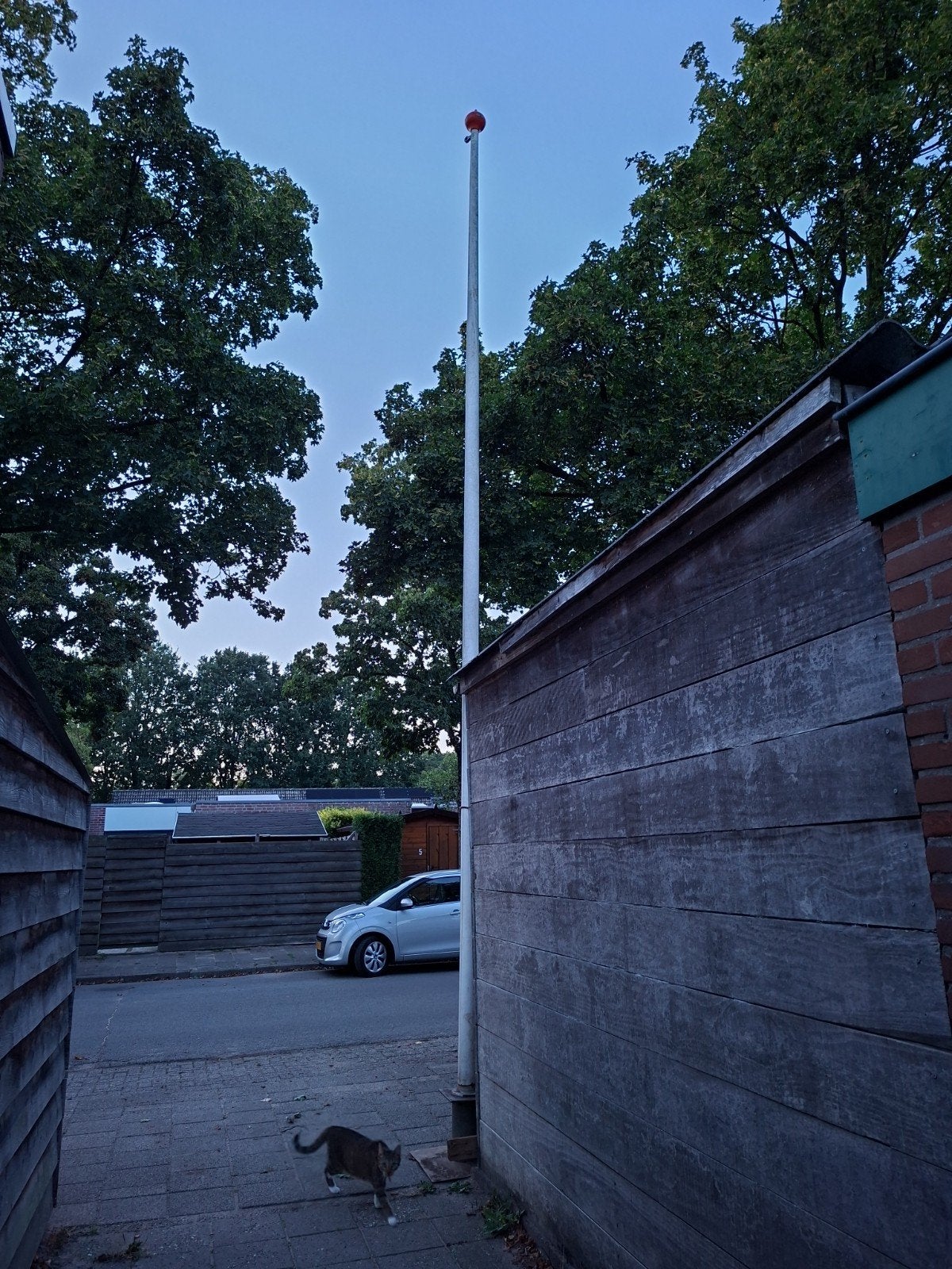 vlaggenmast/paal, Diversen, Ophalen of Verzenden, Gebruikt