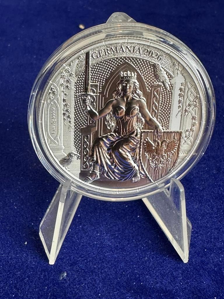 Germania mint 1 oz Germania 2026, Postzegels en Munten, Edelmetalen en Baren, Ophalen of Verzenden, Zilver
