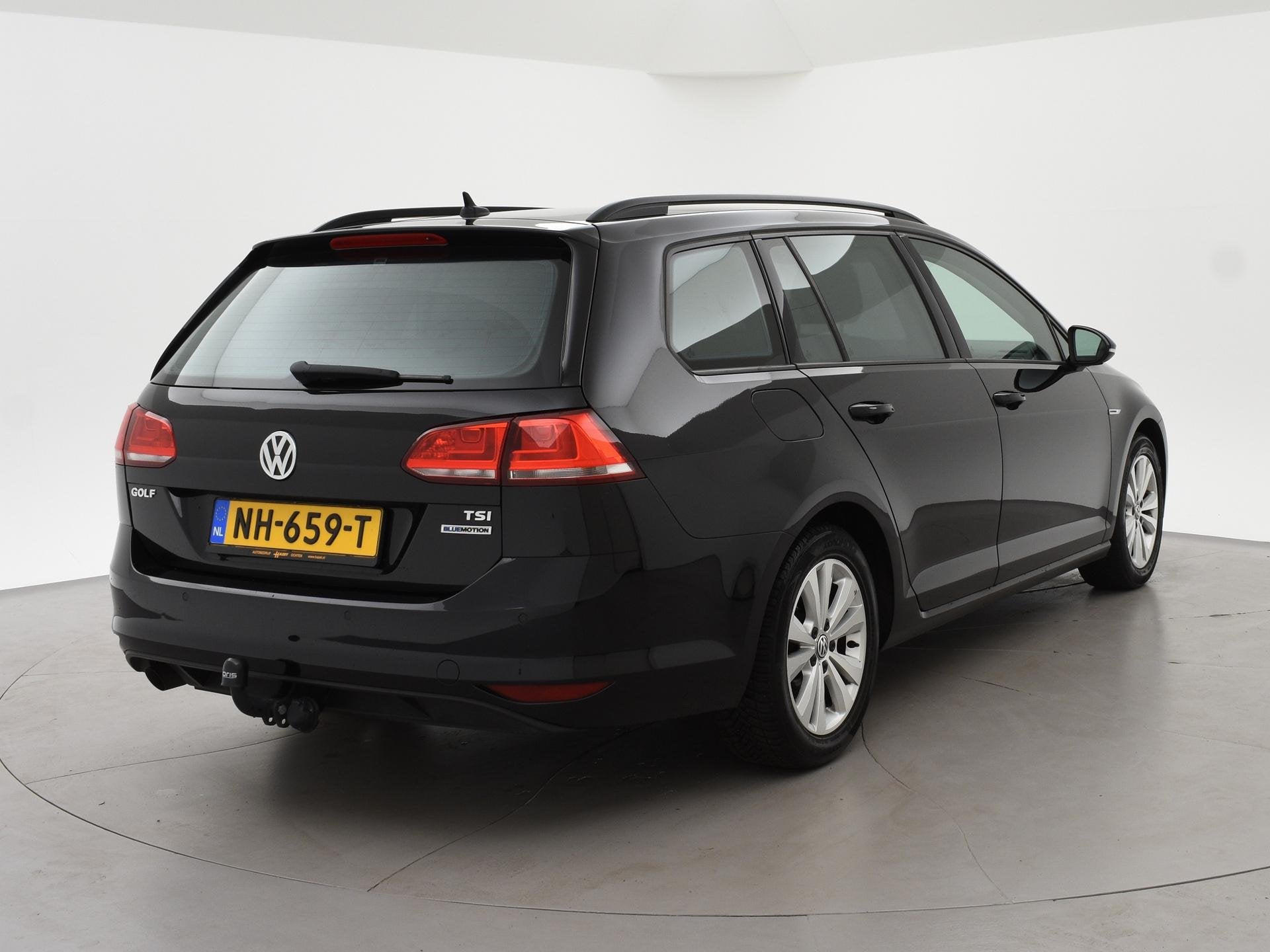 Volkswagen Golf Variant 1.0 TSI DSG AUT. + TREKHAAK | APPLE, Stof, 1210 kg, 116 pk, Zwart