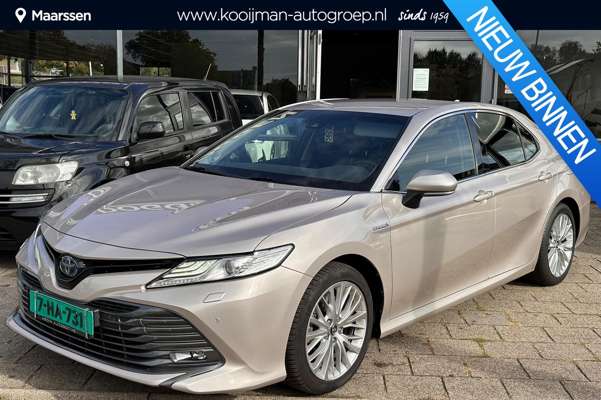 Toyota Camry 2.5 Hybrid Premium / JBL Audio / Stoelverwarmin, Auto's, Gebruikt, Euro 6, 4 cilinders, Camry