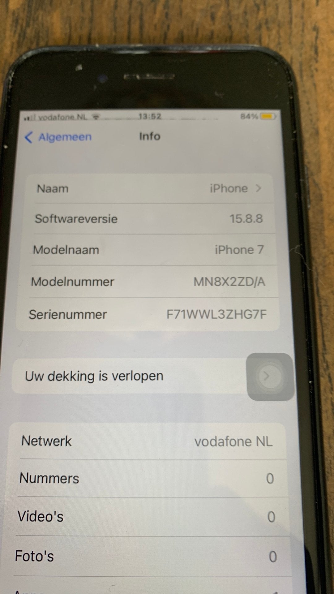 Iphone 7 gebruikt, Gebruikt, 16 GB, Zwart, Ophalen of Verzenden