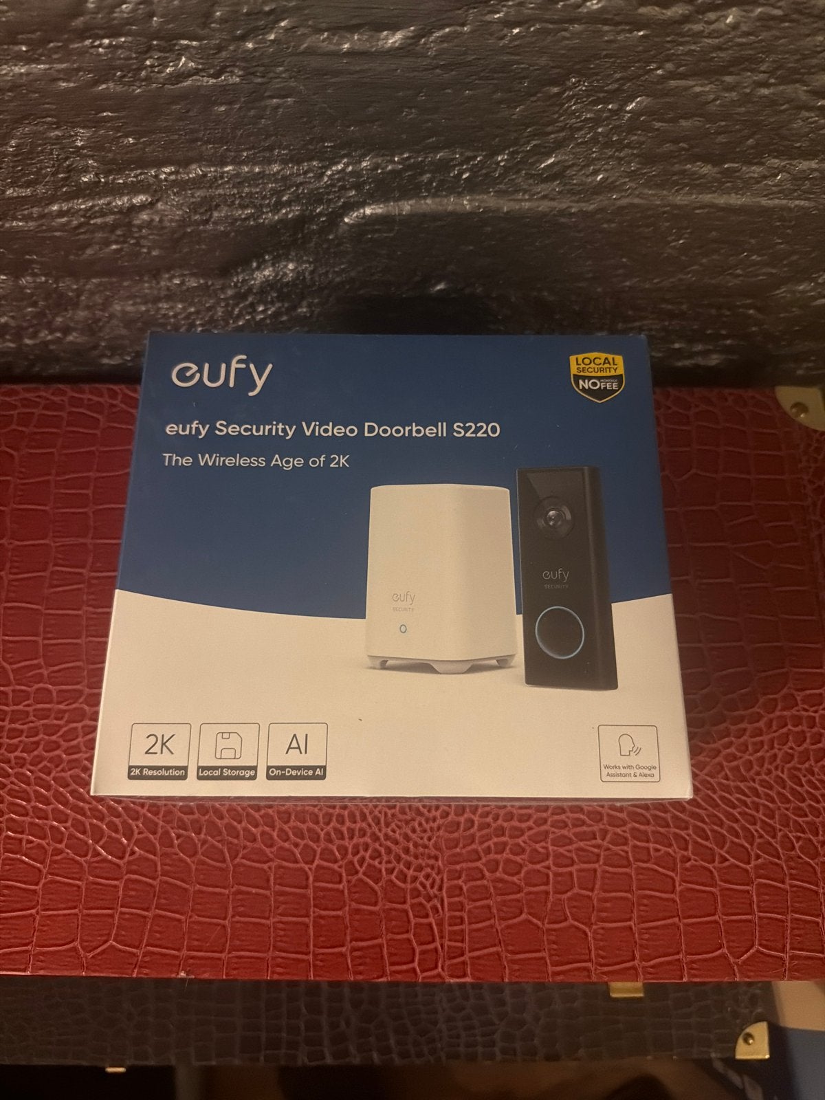 Eufy Security Video Doorbell S220 - Nieuw en Ongeopend, Huis en Inrichting, Deurbellen, Ophalen of Verzenden, Bewegingsdetectiesensor