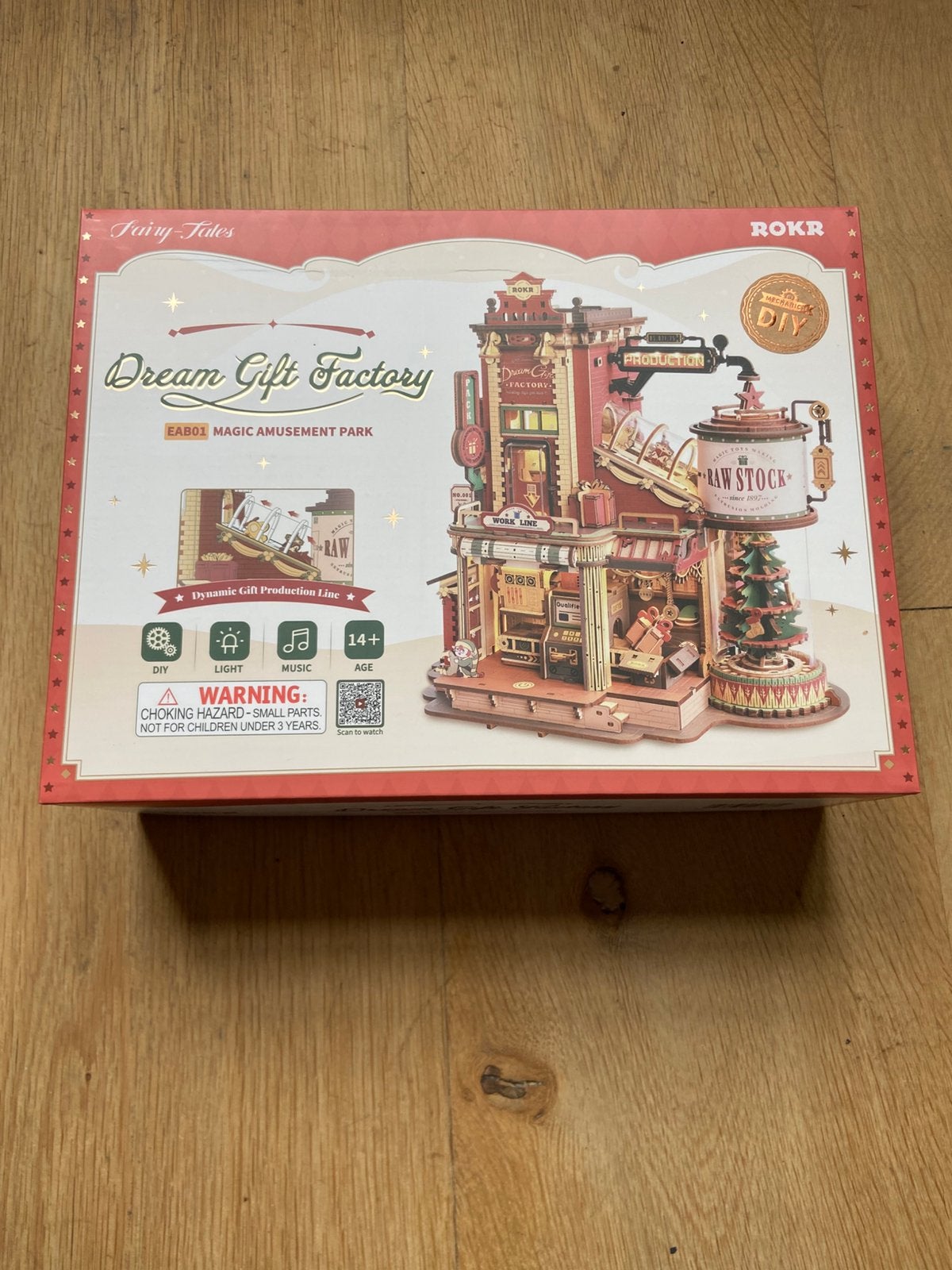 ROKR Dream Gift Factory Houten Bouwpakket (EAB01), Verzenden, Nieuw, Overige typen