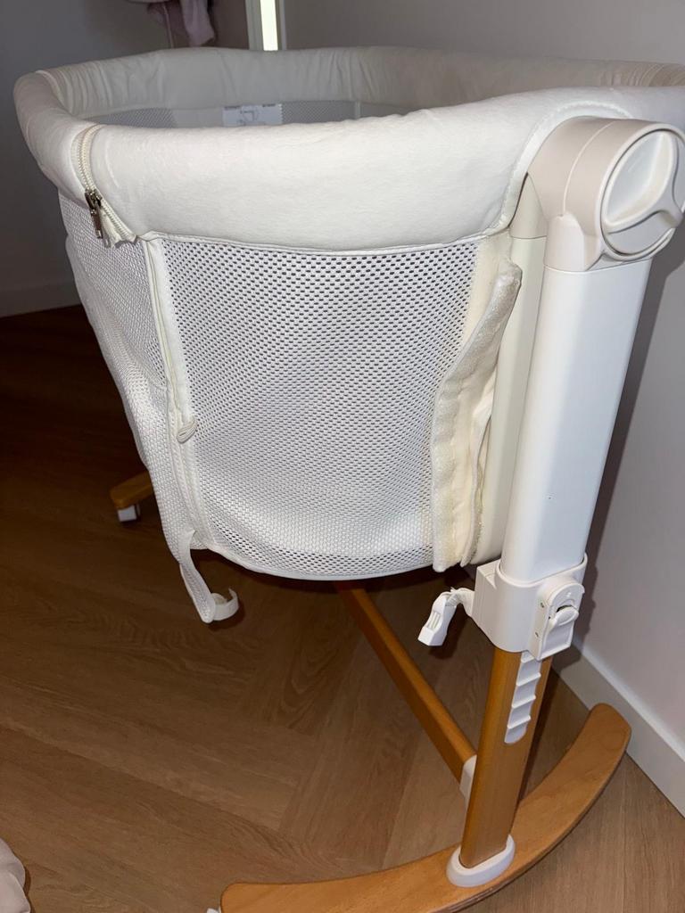 Babygo Co-sleeper - Wit met Houten Onderstel, Ophalen, Zo goed als nieuw, Wieg