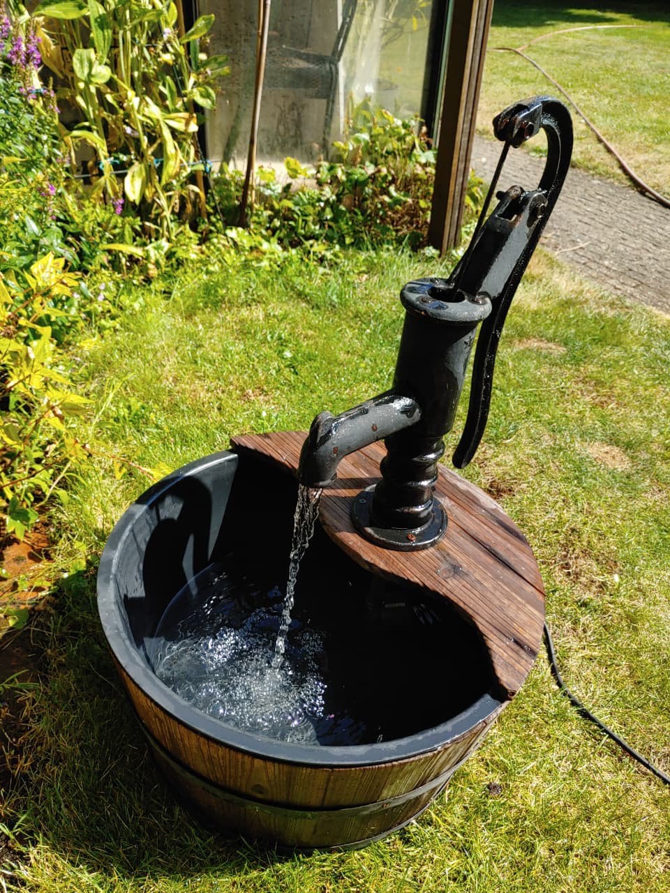 Fonteintje, ton. Ongv. 40 cm, Tuin en Terras, Waterpartijen en Fonteinen, Ophalen, Gebruikt, Beton, Fontein