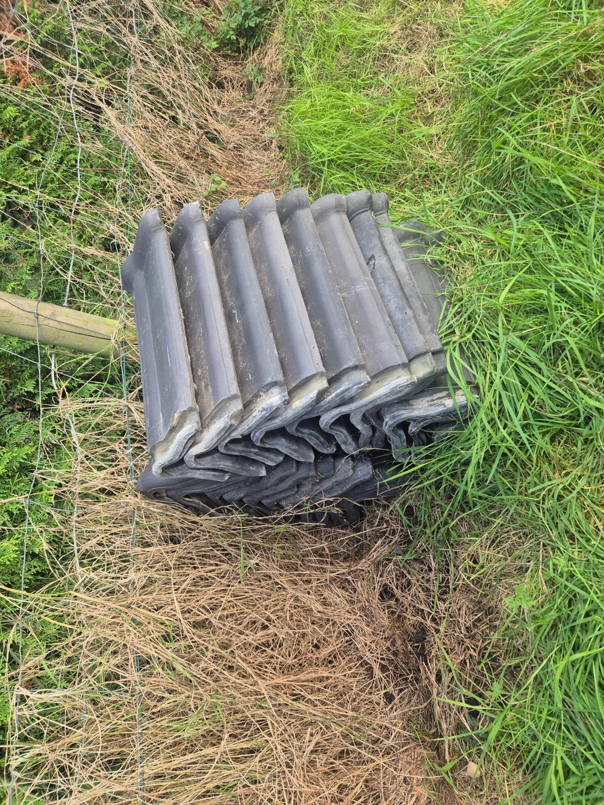 Nokvorsten ezelruggen - 21 stuks, Doe-het-zelf en Verbouw, Ophalen, Gebruikt, Steen of Klei, Zwart