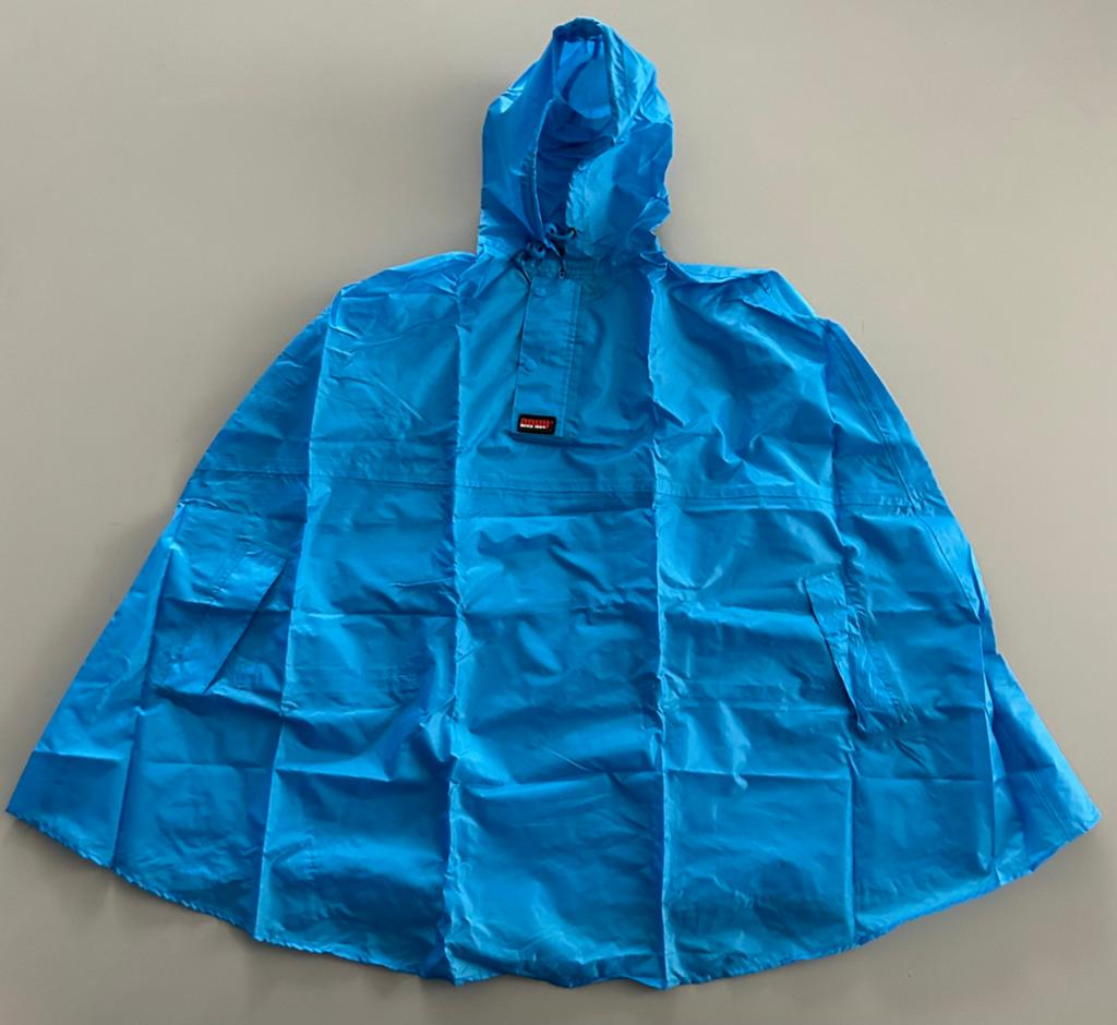 Anuy kinder regenponcho junior (azuur) blauw, Caravans en Kamperen, Regenkleding, Ophalen of Verzenden, Regenjas