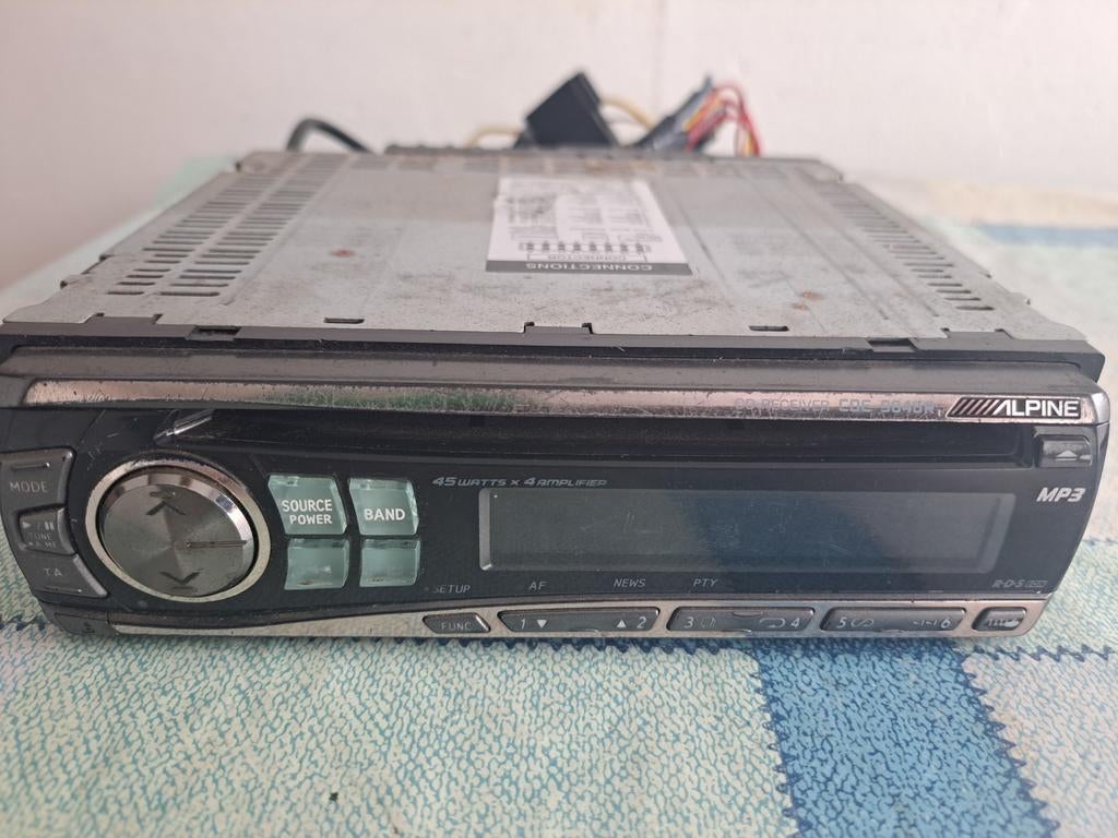 ALPINE CDE-9846R MP3 Autoradio CD, Auto diversen, Ophalen of Verzenden, Gebruikt