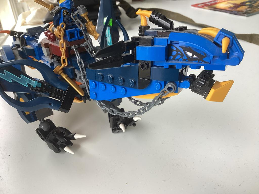 Lego Ninjago Bliksemdraak (70652) - Compleet met instructies, Lego, Ophalen of Verzenden, Zo goed als nieuw, Compleet