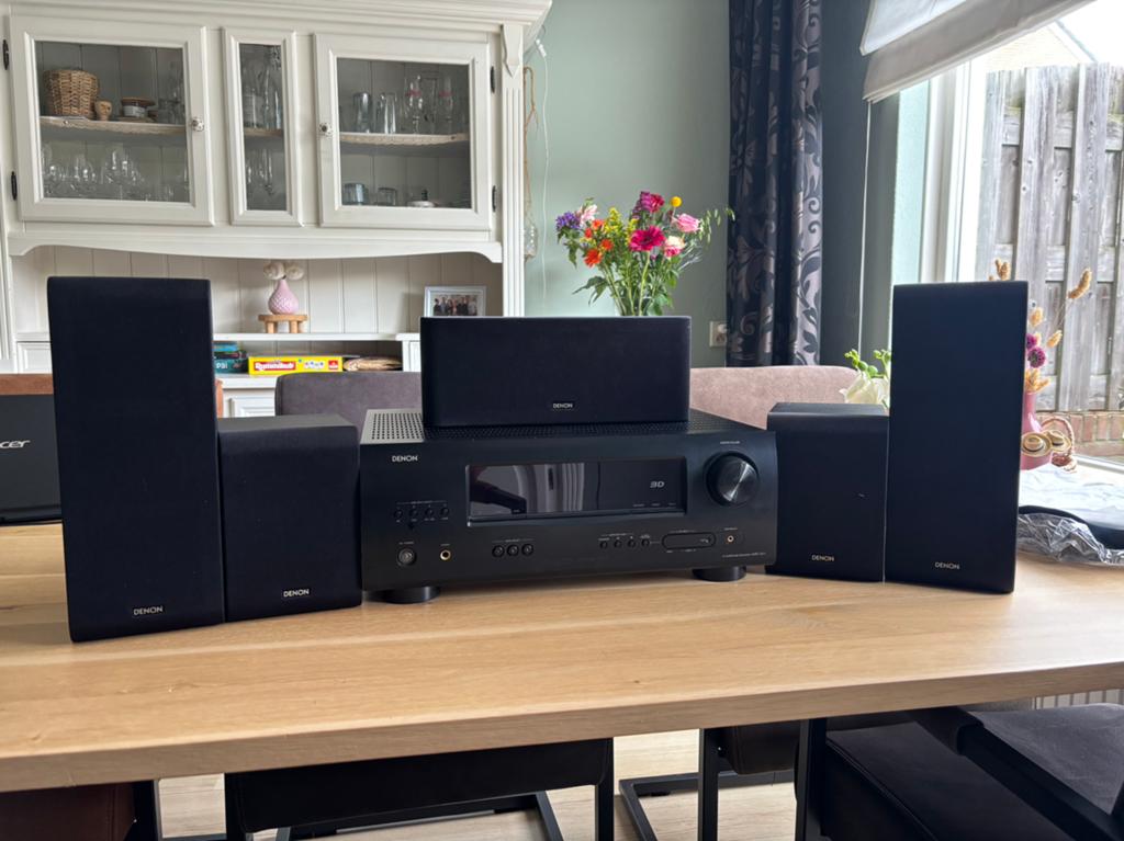 Denon home cinema set ART AVR-1311, Audio, Tv en Foto, Home Cinema-sets, Overige merken, Gebruikt, 70 watt of meer, Ophalen of Verzenden