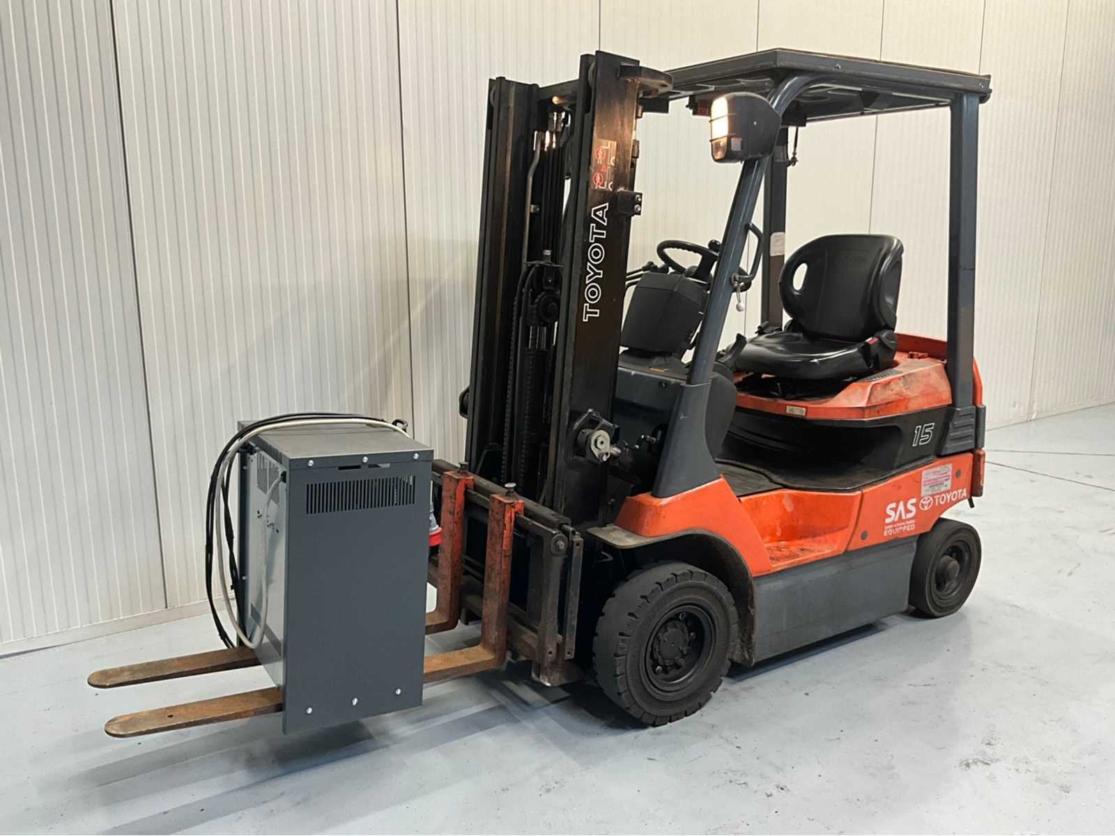 Toyota 7FB15 Vorkheftruck- Freelift - Sideshift - Acculader, Elektrisch, Heftruck, Toyota