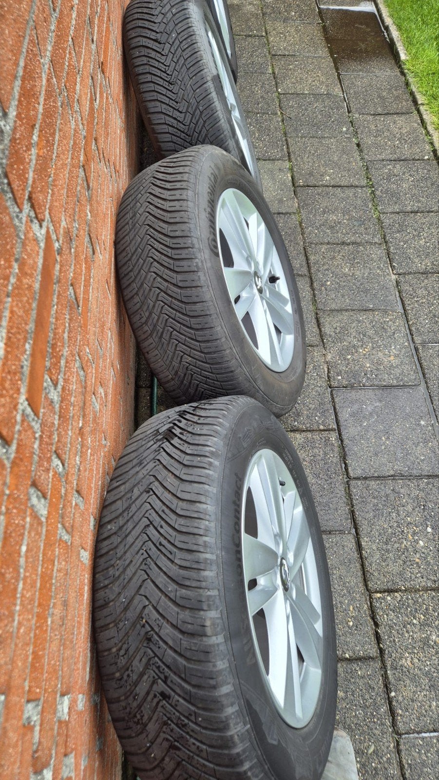 All season banden met velgen opel grandland., Auto-onderdelen, Banden en Velgen, 17 inch, Ophalen of Verzenden, All Season