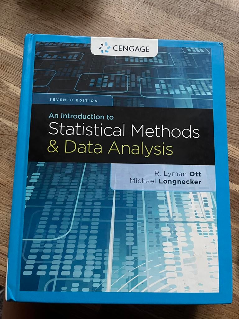 Statistical Methods & Data Analysis 7th edition, Ophalen of Verzenden, Zo goed als nieuw, Programmeertaal of Theorie