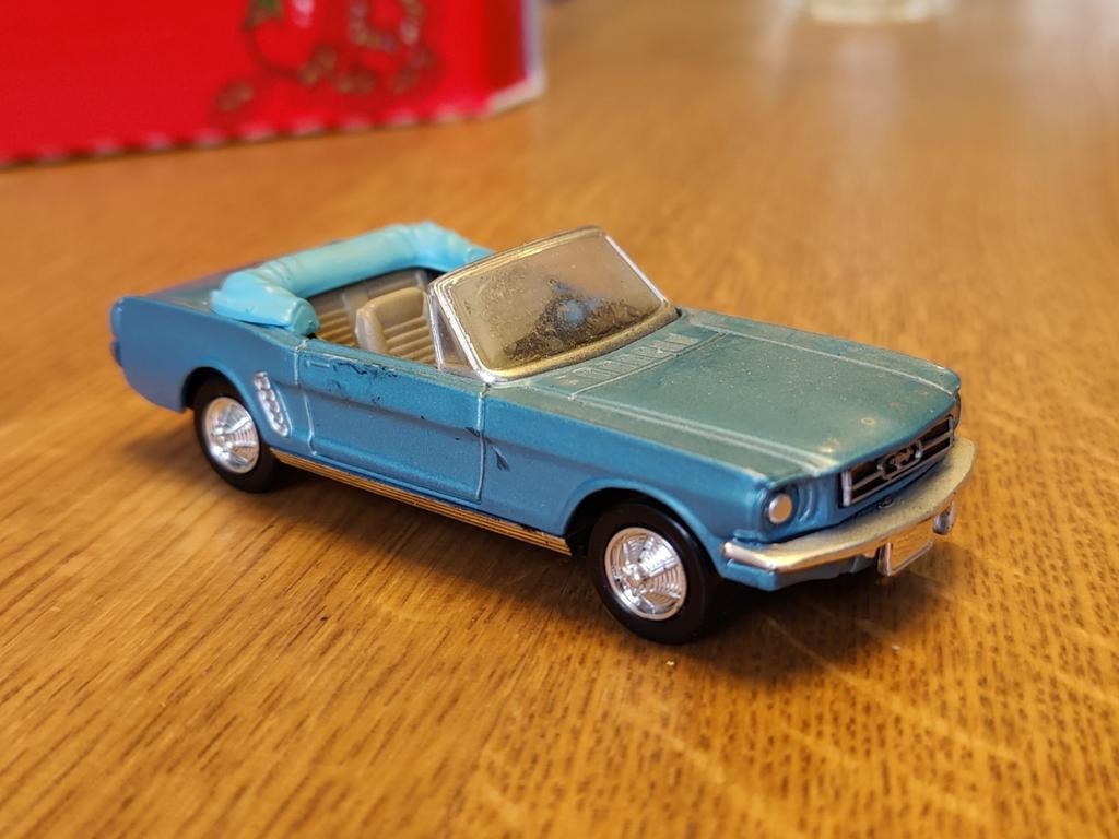 NewRay Ford Mustang Convertible BLAUW, Ophalen of Verzenden, Auto