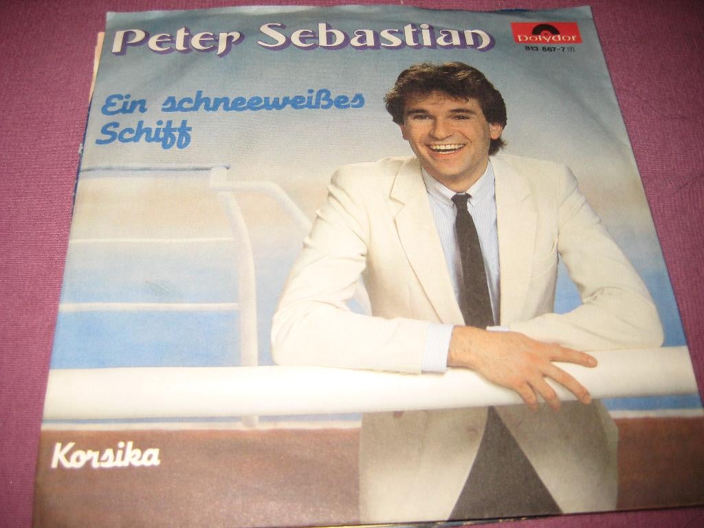 Peter Sebastian: Ein schneeweißes Schiff, Ophalen of Verzenden, Zo goed als nieuw, Pop, Single
