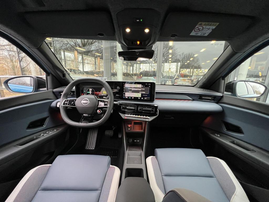 Nissan Micra EVOLVE 52 kWh | NIEUW MODEL DIRECT UIT VOORRAAD, Stof, 150 pk, Blauw, 416 km