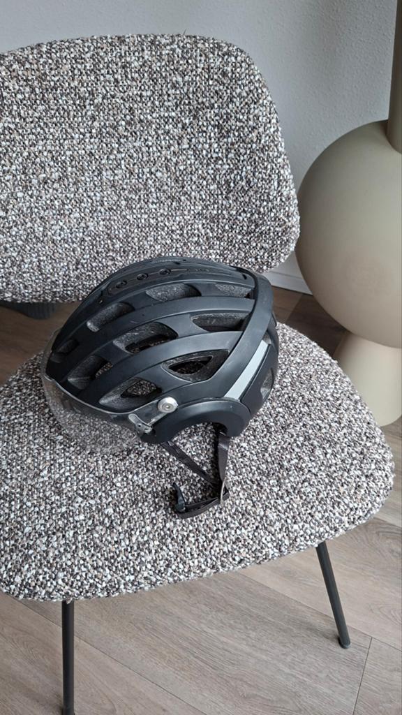 Helm met vizier pedelec e-bike Laser fietshelm speedpedelec, Ophalen of Verzenden, Heer of Dame