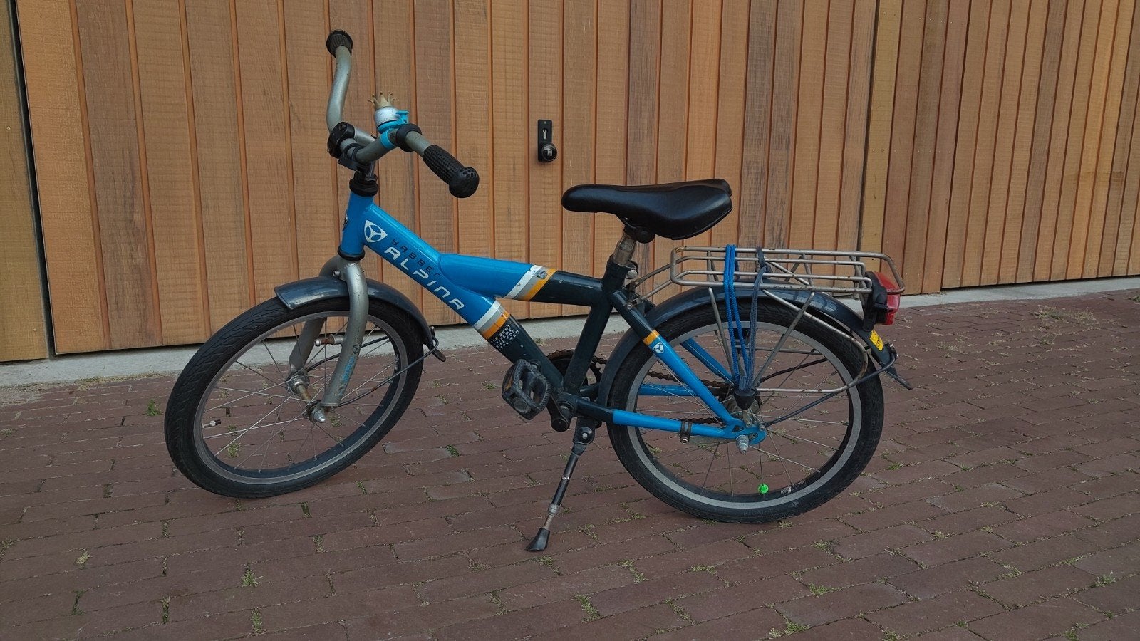 Alpina kinderfiets 20 inch - Blauw/Zwart, Ophalen, Gebruikt, Alpina, Terugtraprem