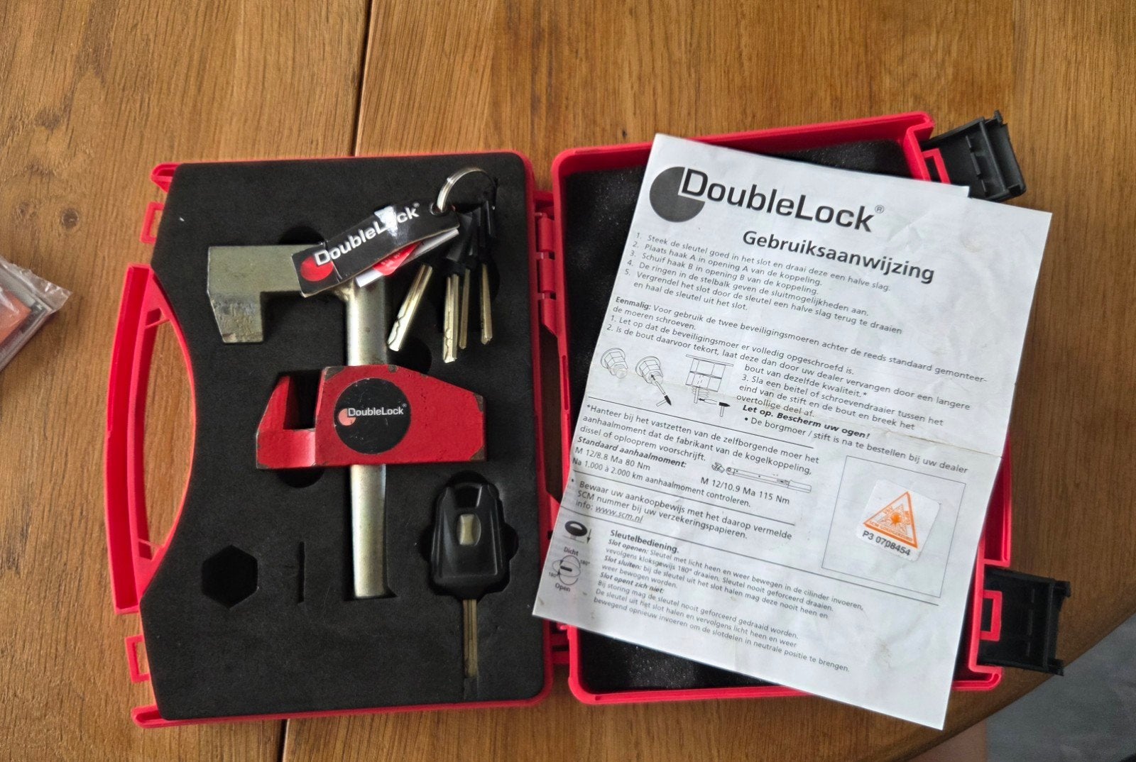 DoubleLock Eagle Dissel slot voor aanhanger/caravan, Ophalen of Verzenden, Gebruikt