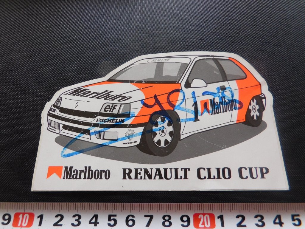sticker MARLBORO  RENAULT CLIO CUP, Ophalen of Verzenden, Zo goed als nieuw
