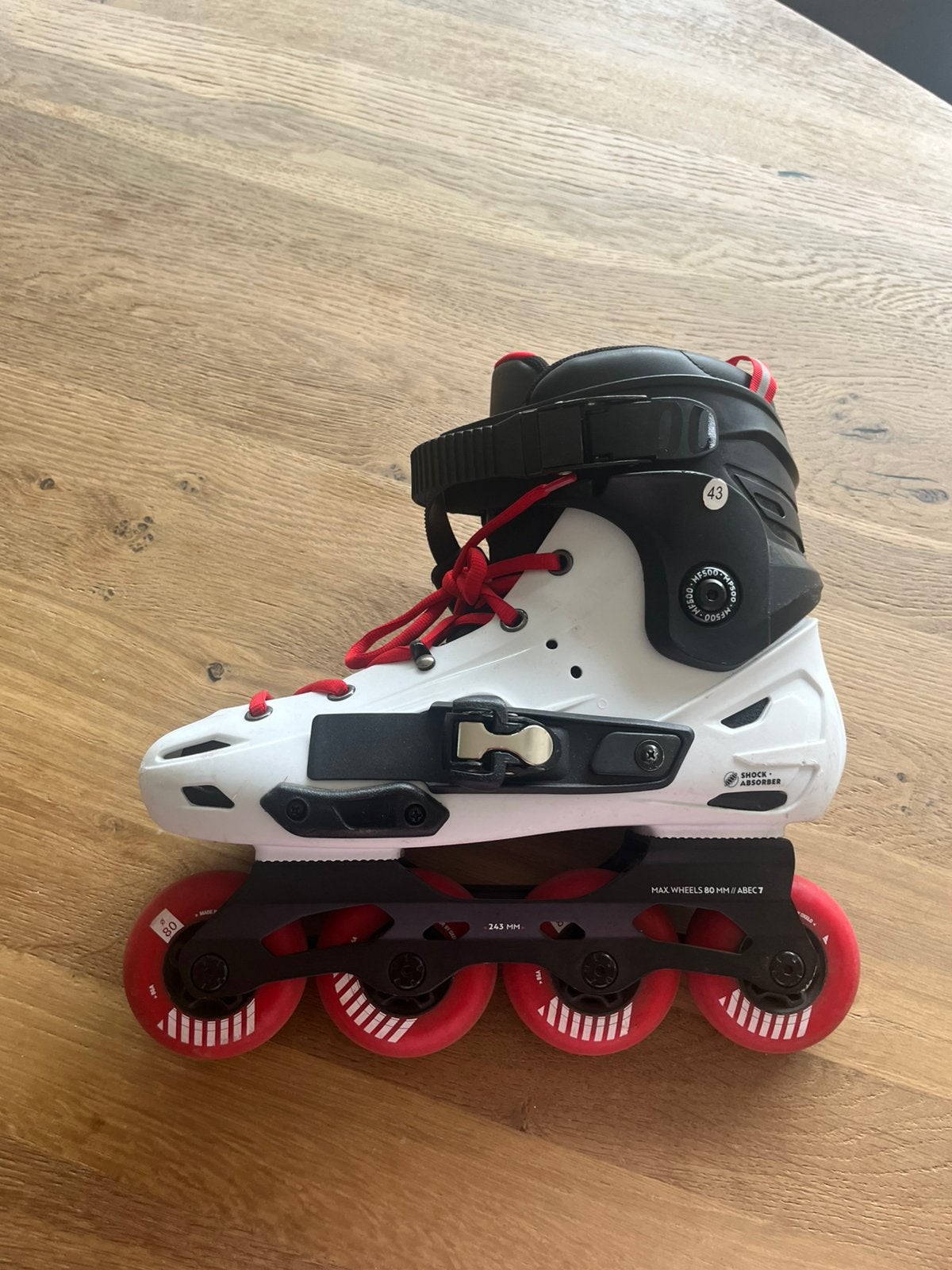 Skates maat 43, Sport en Fitness, Skeelers, Ophalen, Overige typen, Verstelbaar, Gebruikt