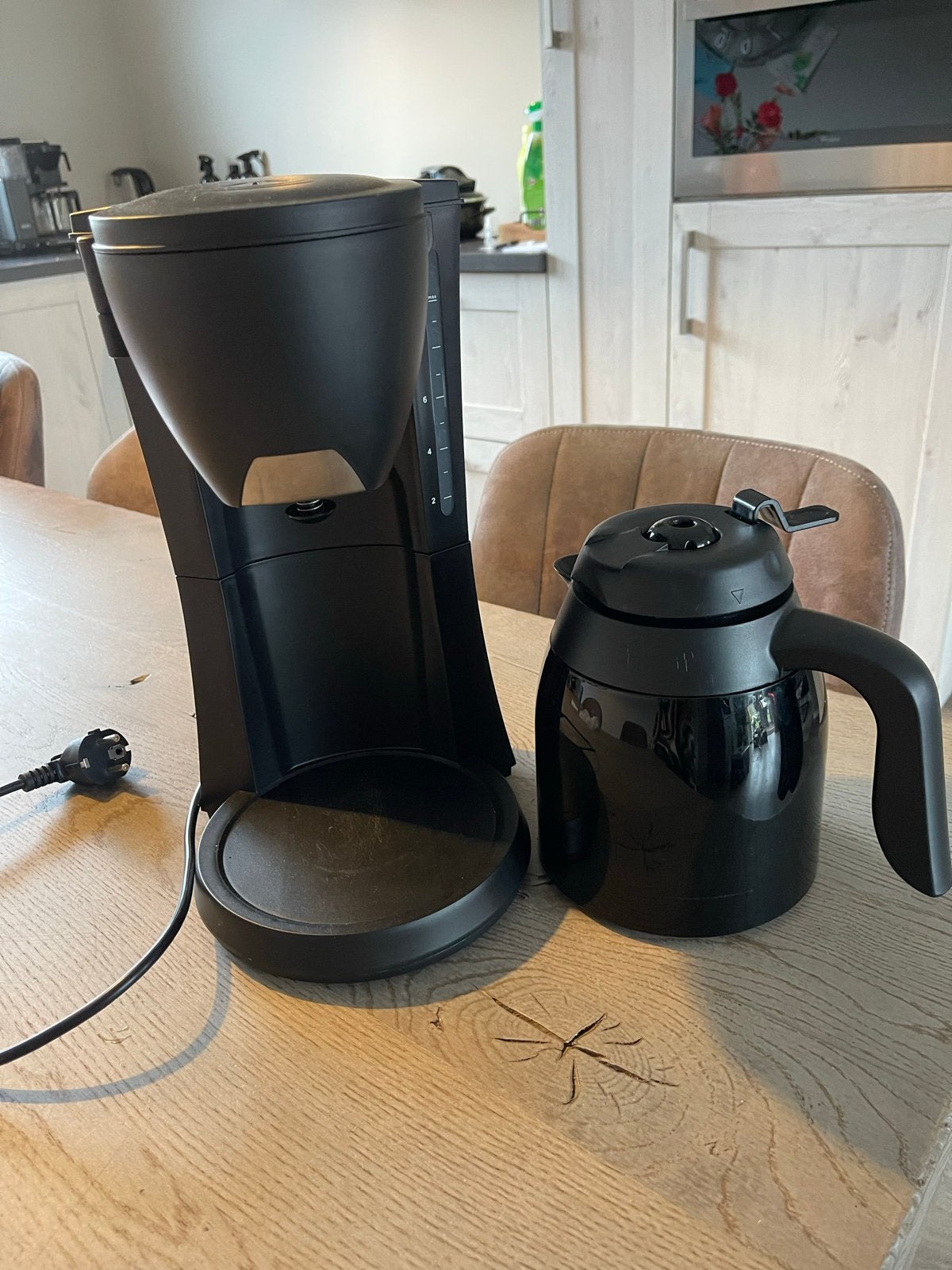 Mestic MK-120 Koffiezetapparaat met Thermoskan, Caravans en Kamperen, Ophalen of Verzenden, Zo goed als nieuw