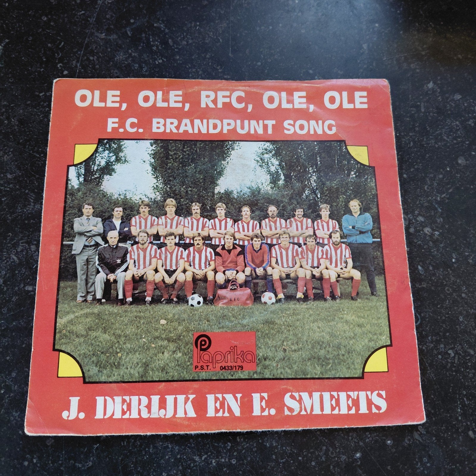 J. Derijk en E. Smeets - Ole, Ole, RFC, Ole, Ole, Gebruikt, Overige genres, 7 inch, Ophalen of Verzenden