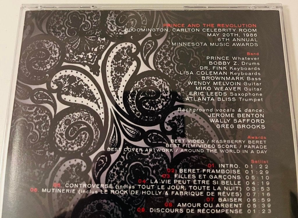 Prince - Minnesota Music Awards 1986 CD, Cd's en Dvd's, Import, Live-album, Nieuw in verpakking, Verzenden