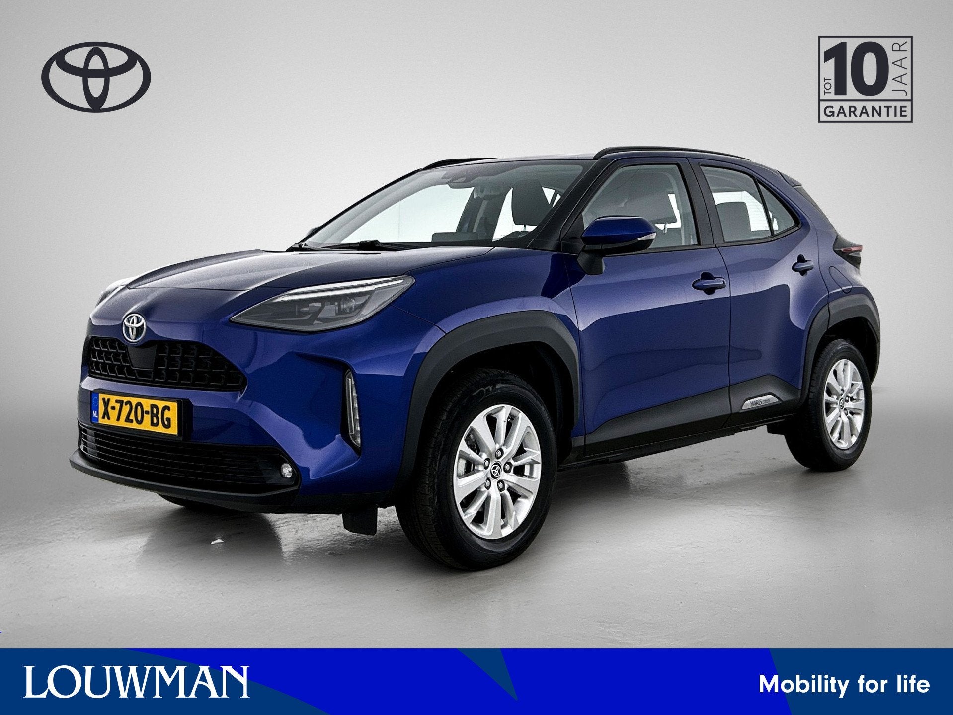 Toyota Yaris Cross 1.5 Hybrid Active Limited | Electrische a, Auto's, 12 maanden, Stof, Gebruikt, Blauw