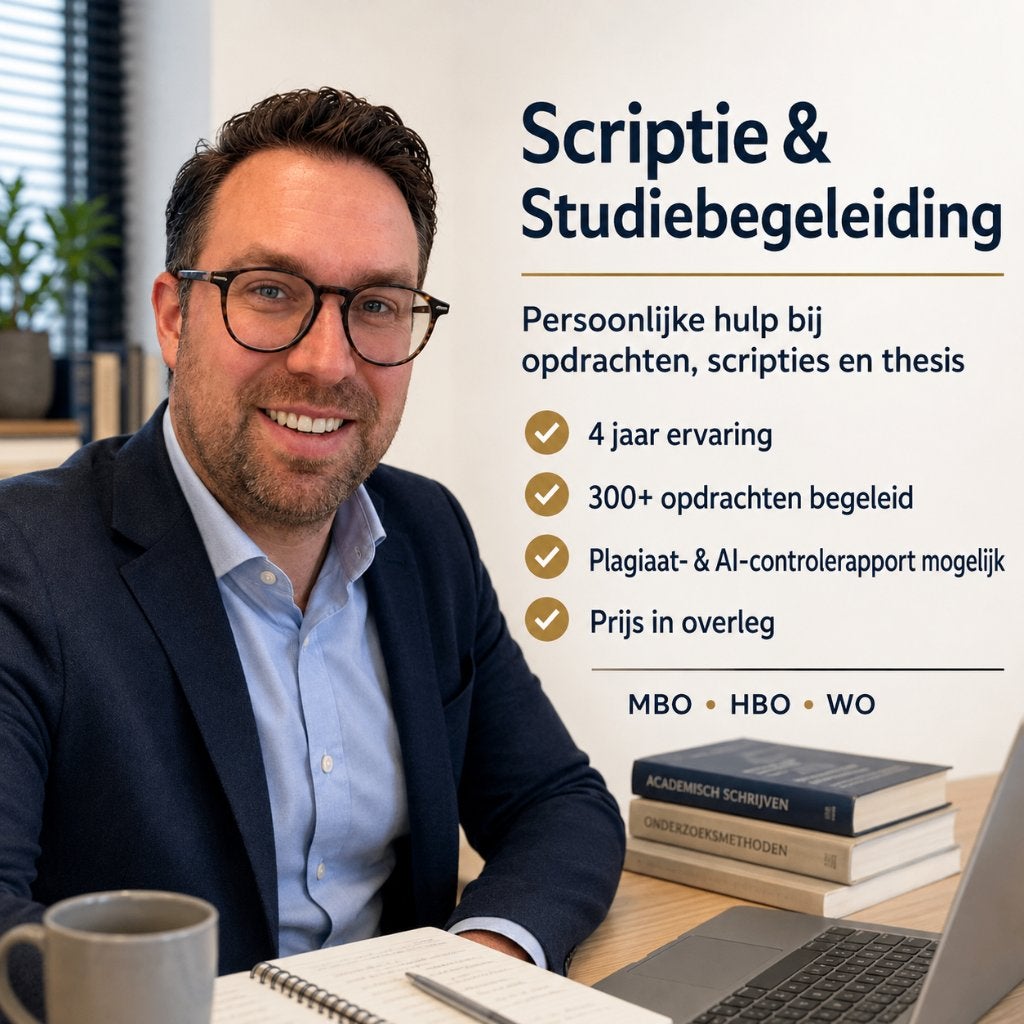 Professionele hulp bij scriptie, thesis en schoolopdrachten, Examen- of Scriptiebegeleiding