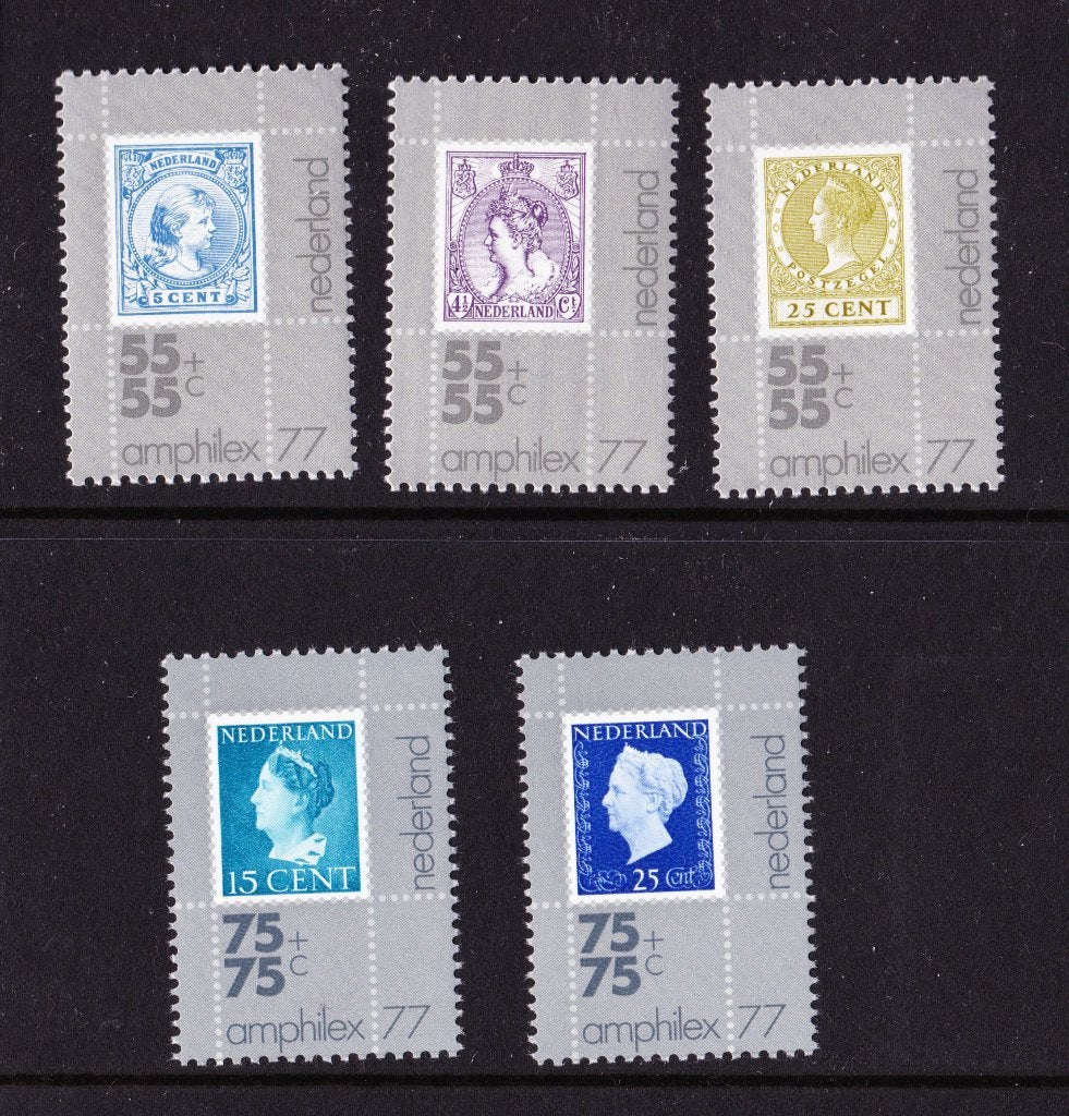 Nederland NVPH 1098-1102 postfris, Verzenden, Na 1940, Postfris
