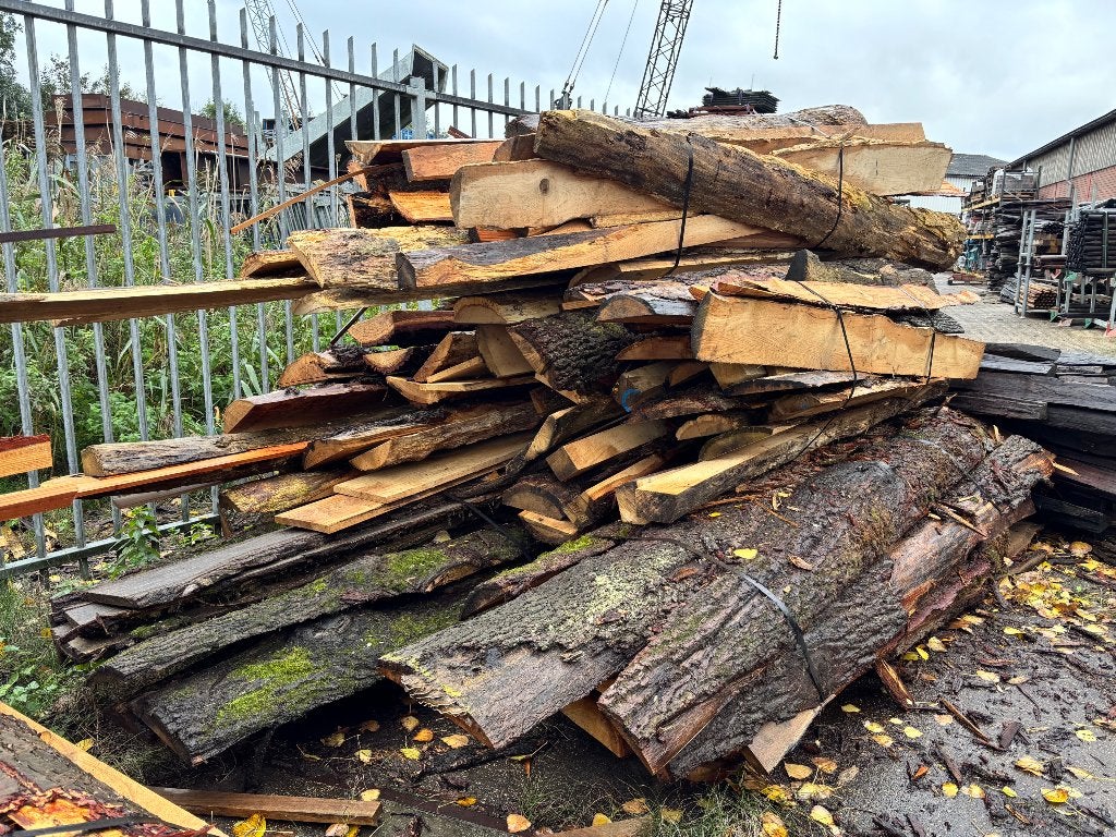 Bundels eiken brandhout, Tuin en Terras, 3 tot 6 m³, Ophalen, Eikenhout, Stammen