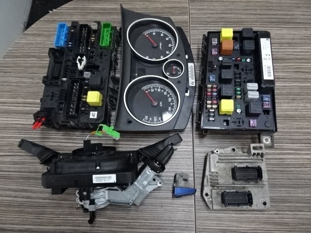 ECU Opel Astra H GTC Z16XEP bj 2005 1.6 16v benz Complete se, Gebruikt, -, Opel, Ophalen of Verzenden