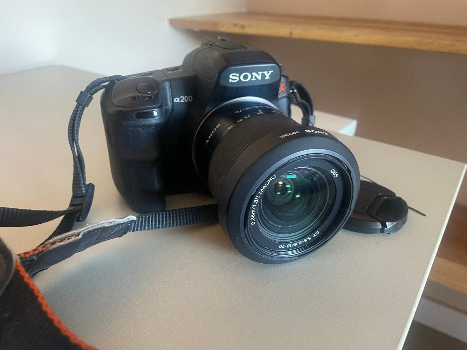Sony Alpha 200 spiegelreflexcamera met lens, weinig gebruikt, Audio, Tv en Foto, Ophalen, Spiegelreflex, Zo goed als nieuw, Accu