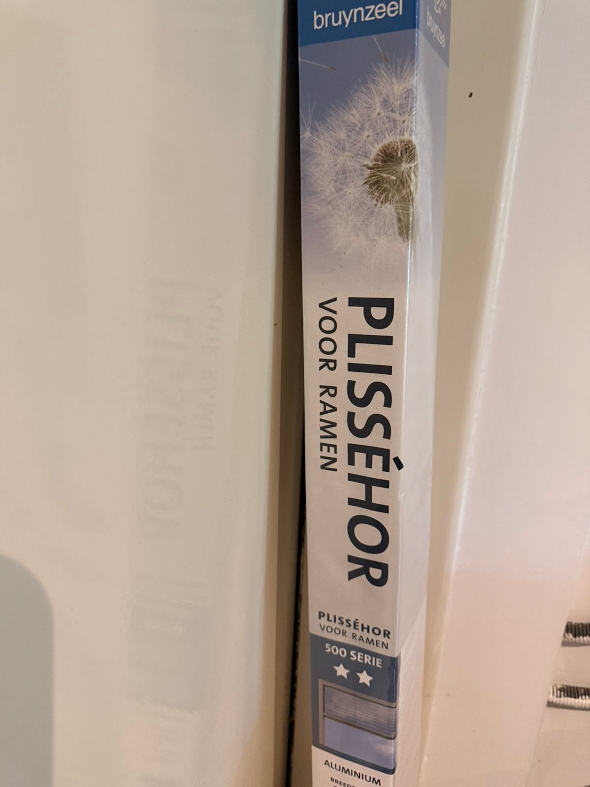 Plisse raamhor, aluminium, nieuw!, Ophalen, Zo goed als nieuw, Overige typen, Minder dan 200 cm