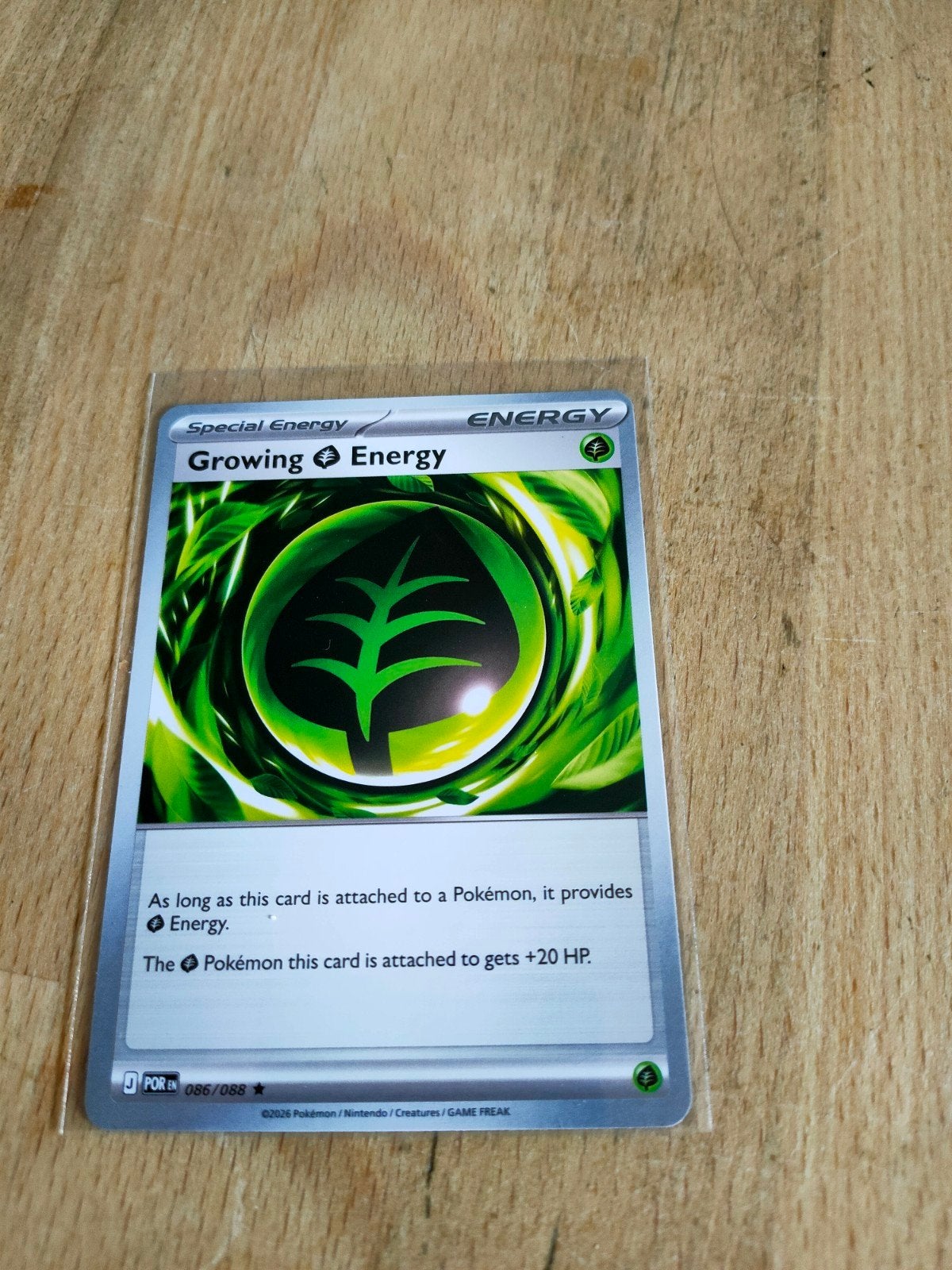 Growing Energy Perfect Order 086/088 Pokémon Kaart, Ophalen of Verzenden, Zo goed als nieuw, Losse kaart