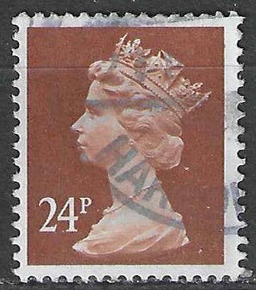 Groot-Brittannie 1991 - Yvert 1563 - Queen Elisabeth II (ST), Verzenden, Gestempeld