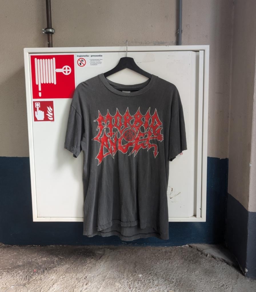 morbid angel altars of madness 1989 tee – xl, Kleding | Heren, T-shirts, Vintage, Vintage, Ophalen of Verzenden, Gedragen