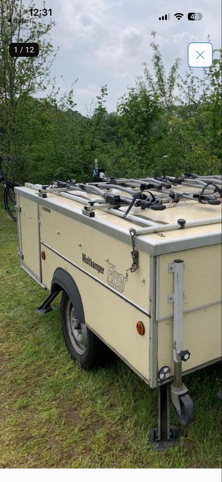 Holtkamper imperiaal systeem voor fietsendrager/dakkoffer, Caravans en Kamperen, Kampeeraccessoires, Ophalen, Gebruikt